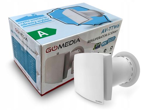 Rekuperator Ścienny Pilot Filtr F3 50 m3/h Wentylator 3 Prędkości Klasa A na Arena.pl