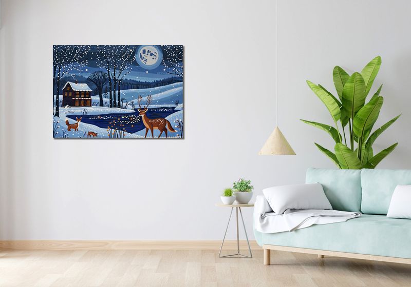 Obraz 100x70cm Przyszła Zima zdjęcie 2