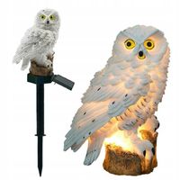 LAMPA SOLARNA OGRODOWA SOWA WODOODPORNA DUŻA LED