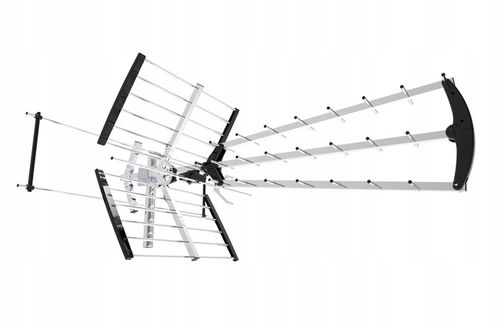 ANTENA KIERUNKOWA DVB-T2 DO TV NAZIEMNEJ MUX8 Filtr LTE HD 4K UHF VHF 120km na Arena.pl