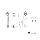 Wahacz zawieszenia LEWY PRZÓD Toyota RAV 4 II 2000 2001 2002 2003 2004 2005