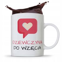 Kubek Prezent Dla Dziewczyny Dziewczyna Do Wzięcia Z Nadrukiem Ze Zdjęciem