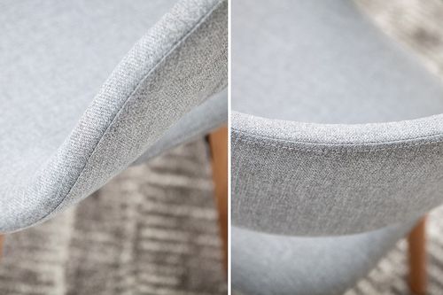 Krzesło tapicerowane FLEX szare na Arena.pl