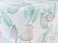 Cerata Ozdobna Niebieskie Listki Wzór Bieżnik Stół 140cm x 10cm CA424