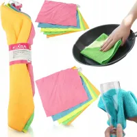 ŚCIERECZKI KLARA 5SZT UNIWERSALNE MIKROFIBRA KUCHNIA ŁAZIENKA BEZ SMUG