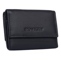 elegancki portfel damski na zatrzask ze skóry naturalnej - rovicky