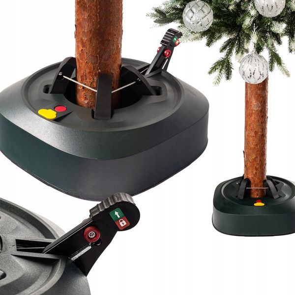 Stojak CHOINKOWY z pedałem nożnym pod choinkę podstawka drzewko pojemnik zdjęcie 6