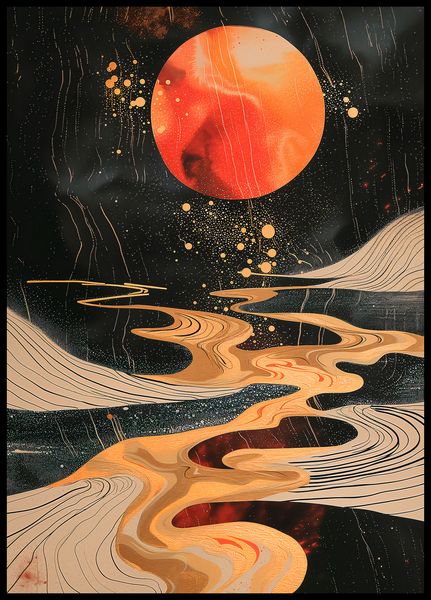 Plakat 64x90cm Planetarny Taniec zdjęcie 2
