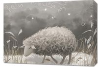 Obraz 70x50cm Bujna Owca