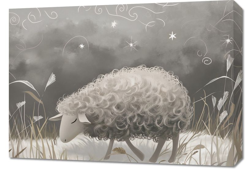 Obraz 70x50cm Bujna Owca zdjęcie 1