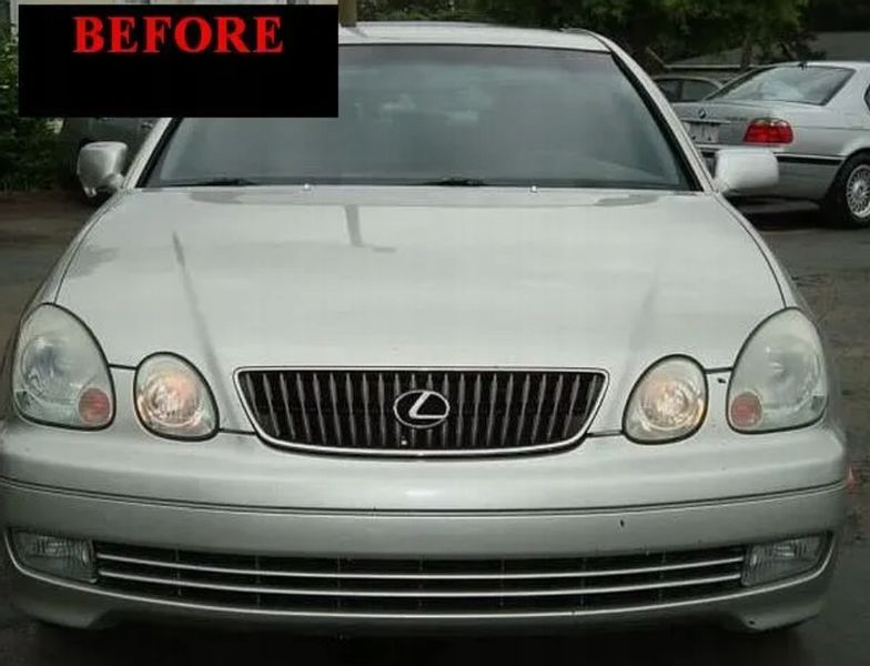 1998 1999 2000 LEXUS GS- LIstwy chrom grill chromowan zdjęcie 1