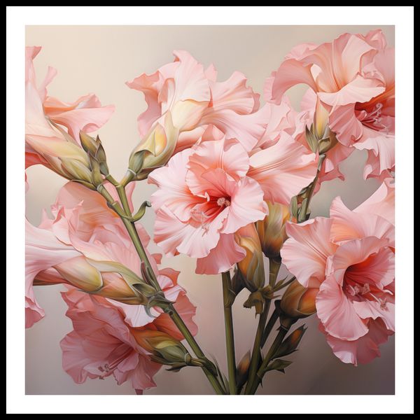Plakat 90x90cm Kwiatowa Symfonia zdjęcie 3