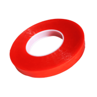 TAŚMA 45AX 0,2mm/19mm/50m TAŚMA 2-STR LEPNA NA NOŚNIKU PET, PRZEZROCZYSTA