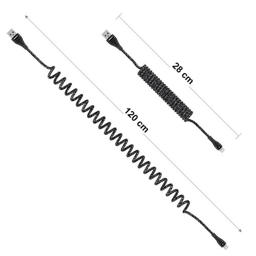 Kabel Sprężynowy USB do APPLE REMAX na Arena.pl