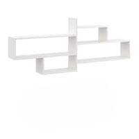 Nowoczesna półka na ścianę, regał wiszący, 170x18x68 cm, mat | TYLETEGOTU