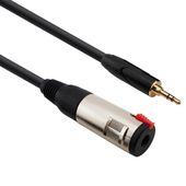 Kabel audio Red's Music mini Jack 3.5mm - Gniazdo Jack 6.3mm 1m AU2310BX