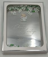 ramka lustro 19x25cm Pamiątka Chrztu Św. od  Matki Chrzestnej