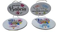 tabliczka ceramiczna 23 x 15,5 cm babcia / dziadek