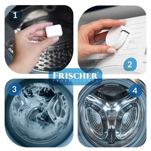 TABLETKI DO CZYSZCZENIA PRALKI ODKAMIENIAJĄCE NEUTRALIZUJĄCE ZAPACH 42szt na Arena.pl