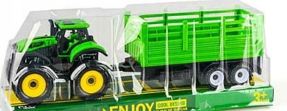 Traktor z przyczepą 28cm zdjęcie 1