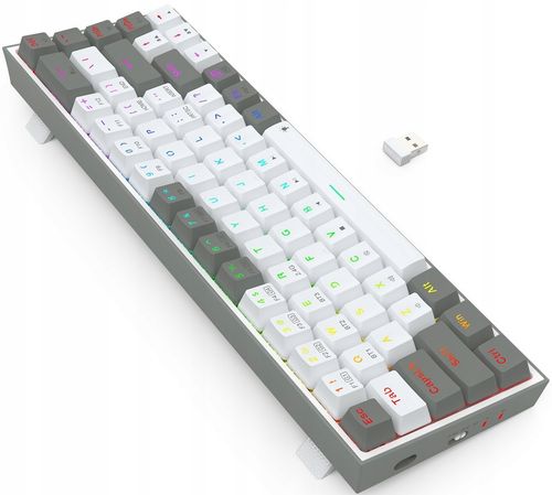 Klawiatura Redragon Castor Pro White-Gray na Arena.pl