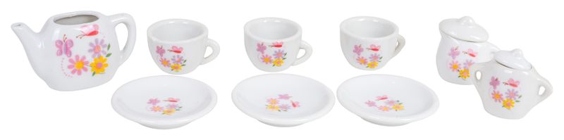 Ceramiczny Zestaw Do Herbaty Kwiatki zdjęcie 3