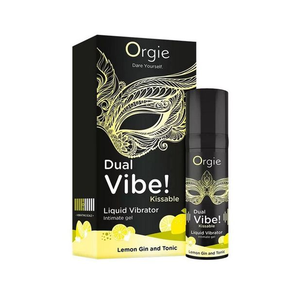 Dual Vibe! Kissable Liquid Vibrating Lemon Gin And Tonic zdjęcie 1