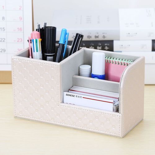 Organizer Na Biurko Ze Skóry Czarny na Arena.pl