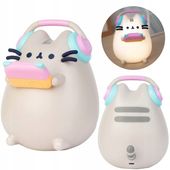 PUSHEEN LAMPKA NOCNA USB NA BATERIE Gamer Kot Kotek PUSZIN
