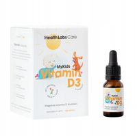 Health Labs MyKids Vitamin D3 krople ODPORNOŚĆ Kości ZĘBY Mięśnie