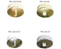 Podsufitka Sufitowa fi 100mm 1 otwór CHROM,  MOSIĄDZ