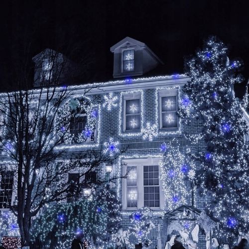 LAMPKI CHOINKOWE 1000 LED BIAŁE ZIMNE + NIEBIESKI FLASH FLESZ BŁYSK ZEW 70M na Arena.pl