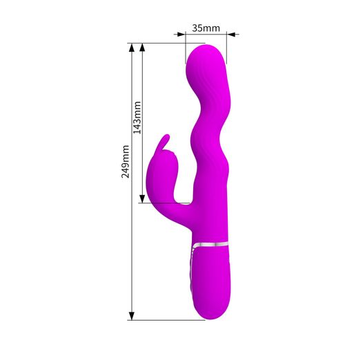Pretty Love Laursen Purple Waving & Vibrating Rabbit Vibrator na Arena.pl