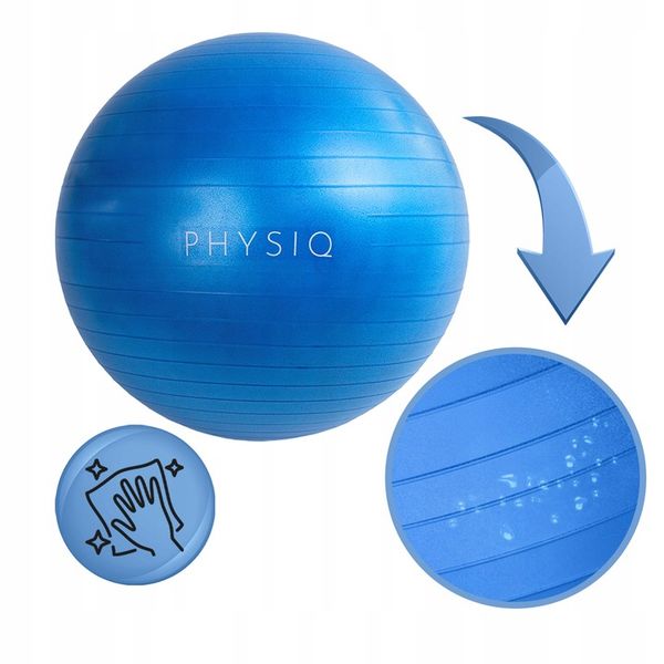 PIŁKA GIMNASTYCZNA DO SIEDZENIA ĆWICZEŃ FITNESS REHABILITACYJNA 65cm zdjęcie 7