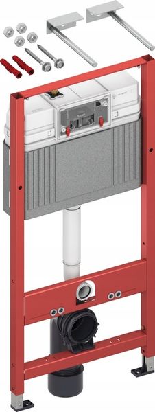 STELAŻ PODTYNKOWY DO WC TOALETY ZE SPŁUCZKĄ TECE BASE 112CM WSPORNIKI zdjęcie 1