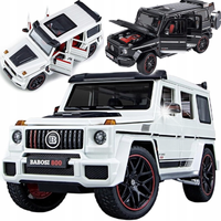 SAMOCHÓD MERCEDES MODEL BRABUS G800 METALOWY BENZ 1:24 ŚWIATŁA DŹWIĘK NAPĘD