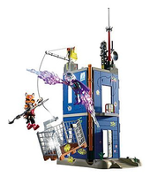 Playmobil zestaw Pojedynek w Hero Tower Wieża ruchomy dźwig Wieża Figurki