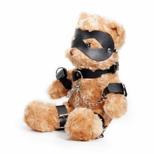 crushious crushito bondage teddy bear black 31cm na Arena.pl