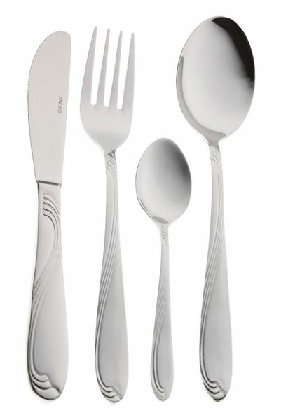 Sztućce w Walizce 72 ele 12 osób Połysk KINGHoff zdjęcie 2