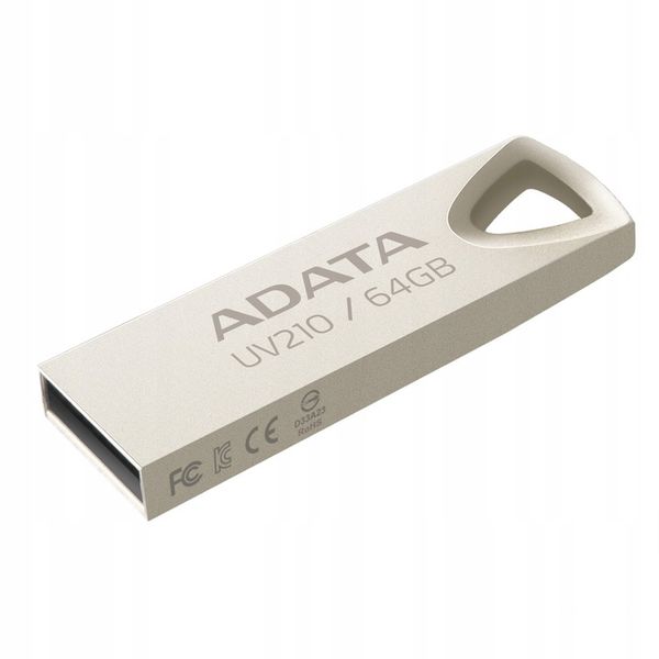 Pendrive ADATA UV210 64GB USB 2.0, metal 64 GB zdjęcie 2