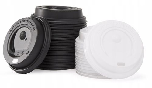 Kubki papierowe do kawy 300 ml SUP C4Y + wieczka – zestaw 100 sztuk na Arena.pl