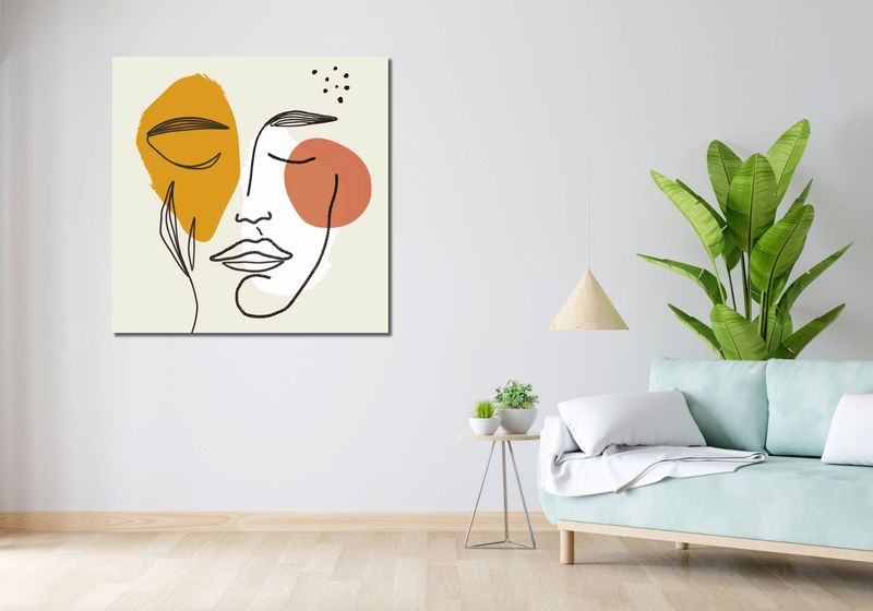Obraz 100x100cm Szept Przestrzeni zdjęcie 2