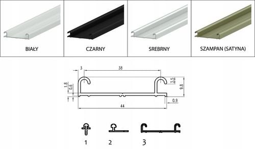 Komplet wózków do szafy kółka do drzwi przesuwnych na Arena.pl