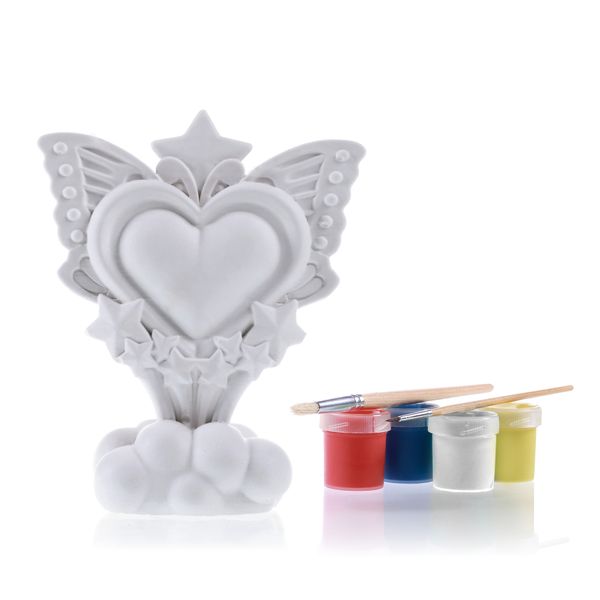 Kolorowanka 3D Moon Heart Figurka gipsowa zdjęcie 1