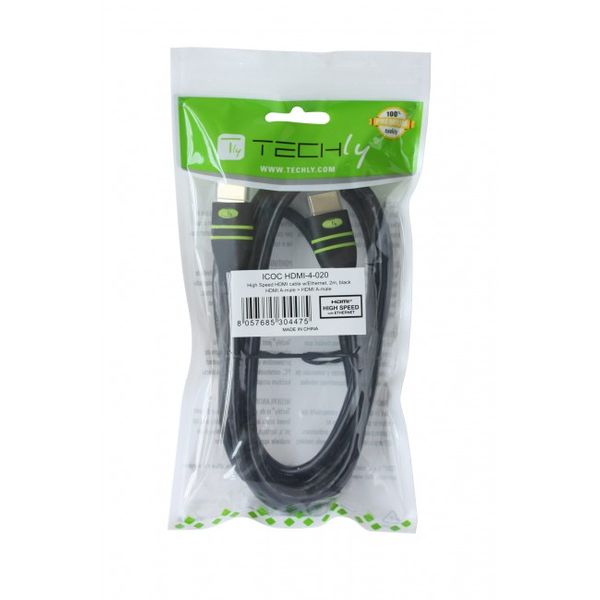 KABEL HDMI/HDMI V1.4 M/M ETHERNET CZARNY 3m zdjęcie 4