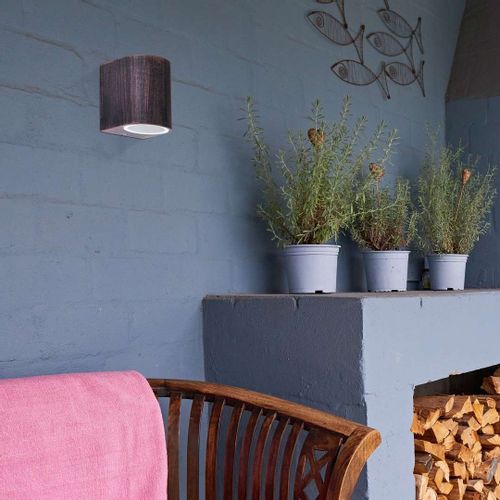 Zewnętrzna LAMPA elewacyjna CHILE 8018 Rabalux metalowa OPRAWA kinkiet do ogrodu IP44 outdoor antyczny brąz na Arena.pl