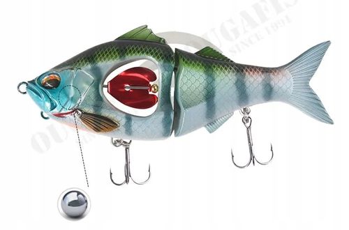 PRZYNĘTA WOBLER XXL na SZCZUPAKA SUMA Obrotowy WAHADŁO 13,5 cm 35g na Arena.pl