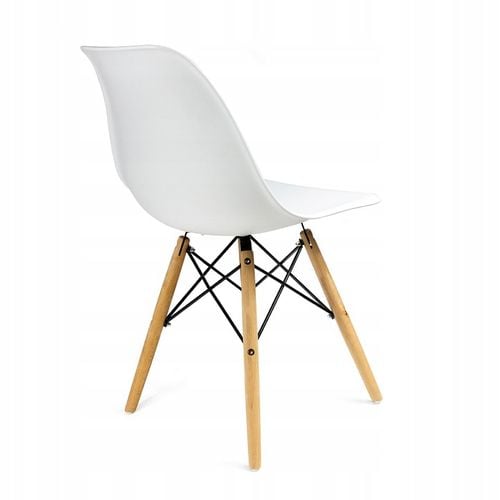 KRZESŁO SKANDYNAWSKIE do KUCHNI salonu jadalni stołu EVA białe na Arena.pl