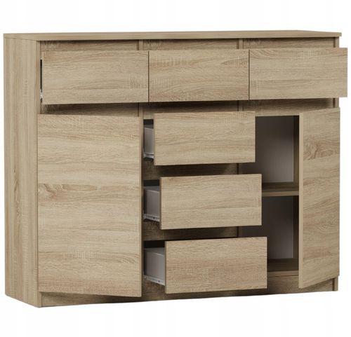 KOMODA 98CM SZAFKA 6 SZUFLAD SONOMA S62D na Arena.pl