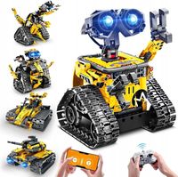 KLOCKI ROBOT ZDALNIE STEROWANY RC DINOZAUR 5w1 520szt DO PROGRAMOWANIA APP